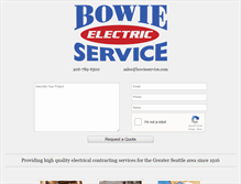 Tablet Screenshot of bowieservice.com